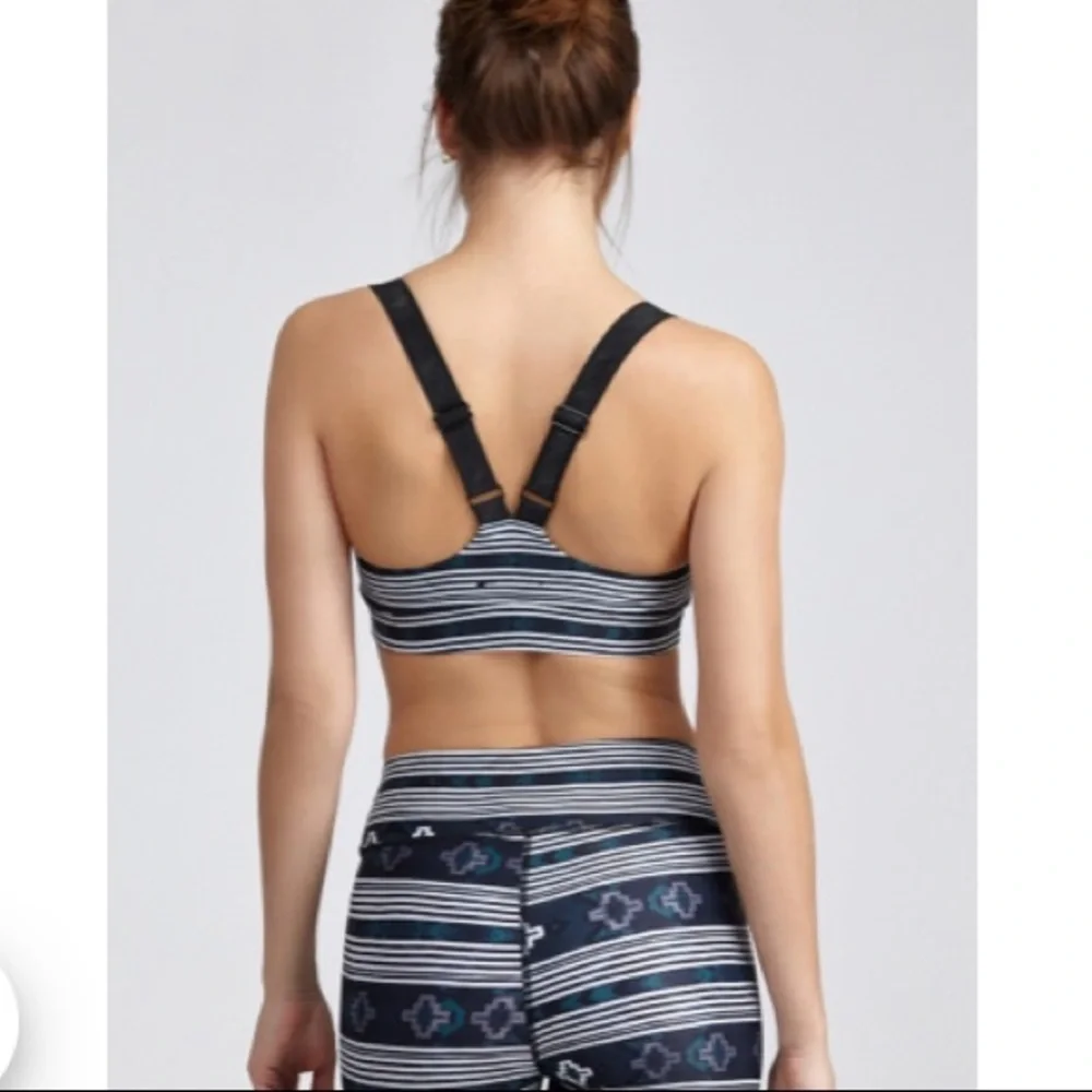 NWT • The Upside • Berber Stripe Dance Crop Bra